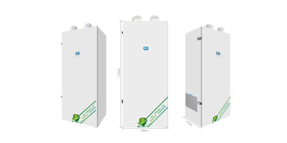 Vertical 500 CMH Energy Recovery Ventilation Heat exchange System